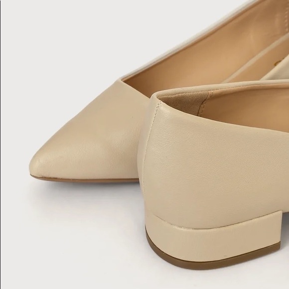 LULU’s Alessia Bone Low Pointed-Toe Heels - Picture 6 of 7